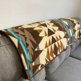 Andean Alpaca Wool Blanket - Cowboy by Alpaca Threadz
